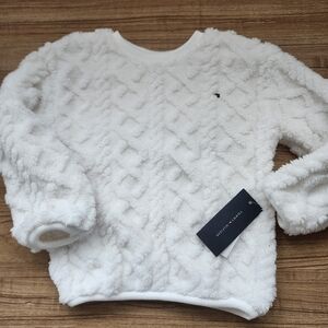 Tommy hilfiger girl sweater size 4 white